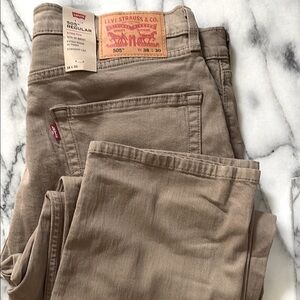Levi’s Beige 505 Straight Leg Jeans